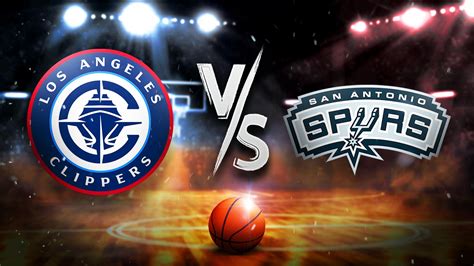 clippers vs spurs prediction|LA Clippers at San Antonio Spurs odds, picks and predictions.